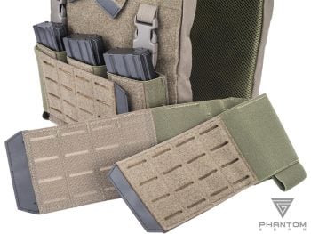 Portaplacas "Reaper" de Phantom Gear® Laser-Cut para Airsoft (Color: Ranger Green) - Imagen 5