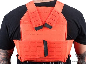 Portaplacas "Reaper" de Phantom Gear® Laser-Cut para Airsoft (Color: Naranja) - Imagen 10