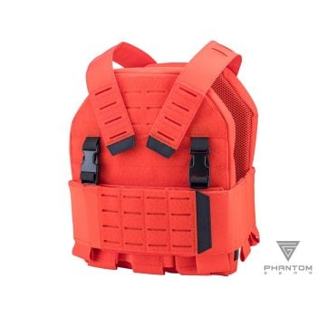 Portaplacas “Reaper” de Phantom Gear® Laser-Cut para Airsoft - Naranja