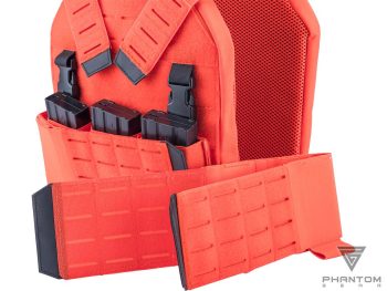 Portaplacas "Reaper" de Phantom Gear® Laser-Cut para Airsoft (Color: Naranja) - Imagen 6