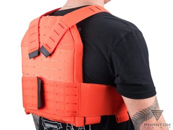 Portaplacas "Reaper" de Phantom Gear® Laser-Cut para Airsoft (Color: Naranja) - Imagen 9