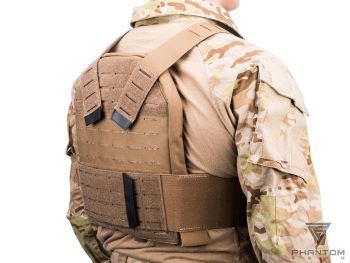 Portaplacas "Reaper" de Phantom Gear® Laser-Cut para Airsoft (Color: Coyote Brown) - Imagen 10