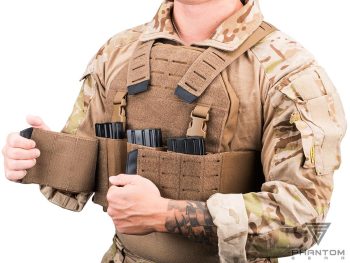 Portaplacas "Reaper" de Phantom Gear® Laser-Cut para Airsoft (Color: Coyote Brown) - Imagen 11