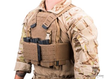 Portaplacas "Reaper" de Phantom Gear® Laser-Cut para Airsoft (Color: Coyote Brown) - Imagen 8