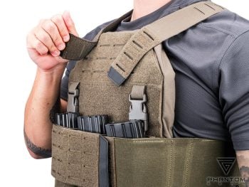 Portaplacas "Reaper" de Phantom Gear® Laser-Cut para Airsoft (Color: Ranger Green) - Imagen 12