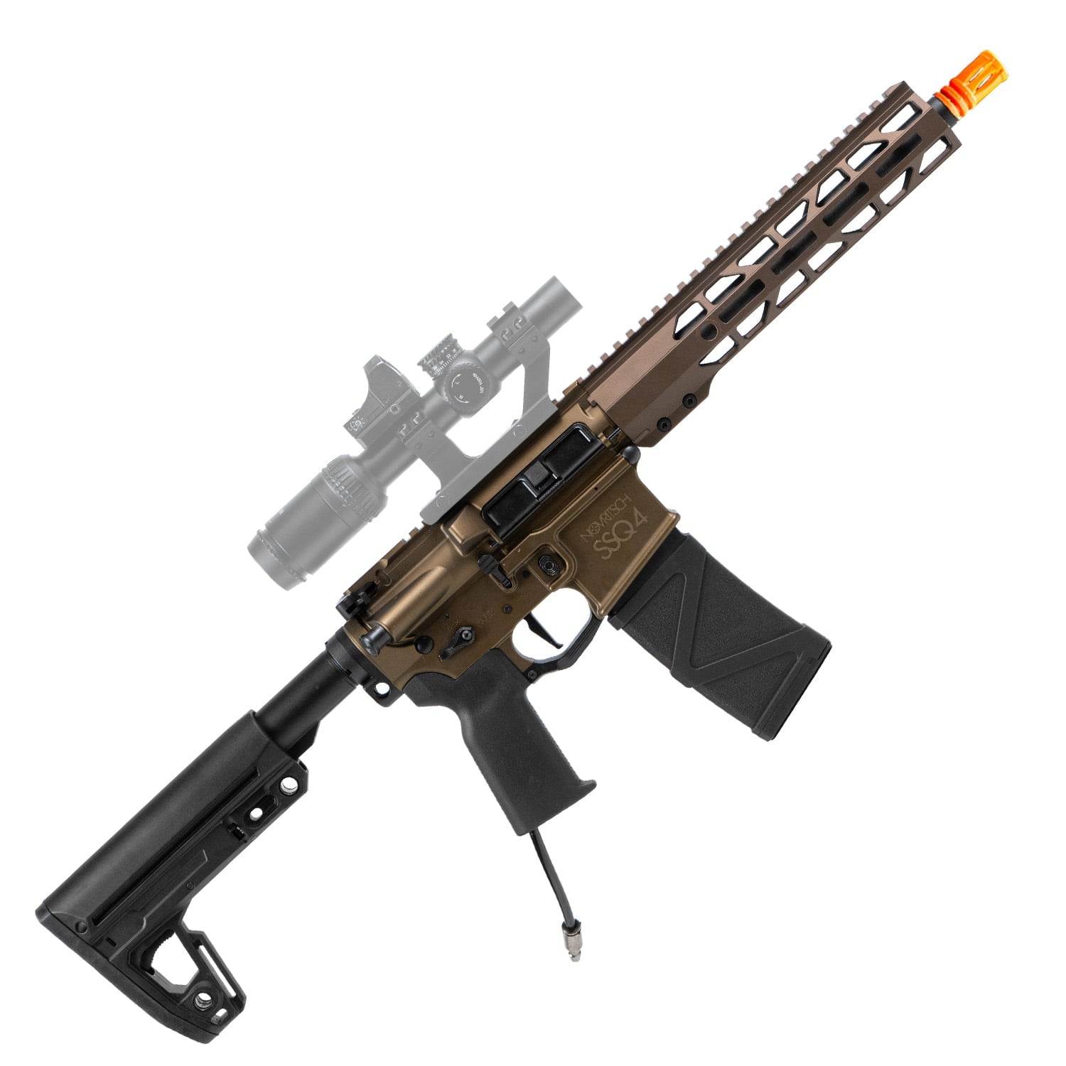 US-SSQ4-noscope-HPA-Main-right Novritsch SSQ4 HPA con Blowback y Acabado Bronce (Modelo: HPA) - Imagen 1