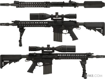 ARES x Knight's Armament Company SR25-M110K AEG DMR para Airsoft - Imagen 3
