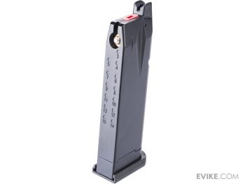 Cargador de 22 BBs para Secundarias de Entrenamiento GBB Canik SFx EMG x Cybergun para Airsoft (Modelo: Green Gas) - Imagen 2