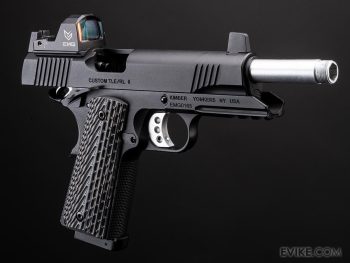 Secundaria GBB CO2 EMG x Kimber Custom TLE/RL II 1911 con Cachas G10 para Airsoft - Imagen 5