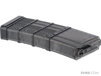 Cargador Mid-Cap EMG x Lancer Systems L5AWM de 190 BBs para AEGs M4/M16 para Airsoft (Color: Negro Humo) - Imagen 3