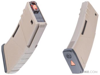 Cargador Mid-Cap M4 de 150 BBs Krytac para Airsoft (Color: Flat Dark Earth) - Imagen 3