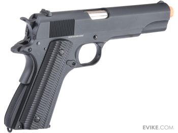 Secundaria GBB Full Metal M1911A1 Matrix x Golden Eagle para Airsoft (Cachas Delgadas Texturizadas) - Imagen 2