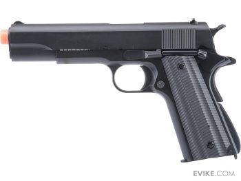 Secundaria GBB Full Metal M1911A1 Matrix x Golden Eagle para Airsoft (Cachas Delgadas Texturizadas) - Imagen 3