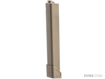 Cargador Mid-Cap S-Mag de 100 BBs para AEG X-Series PDW para Airsoft (Color: Tan)