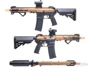 Réplica AEG M4 PRIME BLDC SA-P23 Specna Arms con ETU GATE Aster II para Airsoft - Chaos Bronze - Vista 2