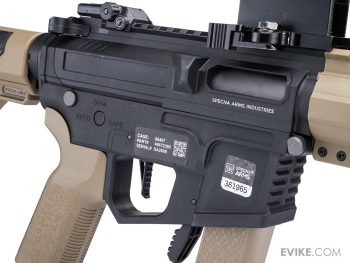 Réplica AEG PCC Specna Arms FLEX ETU con MOSFET HAL para Airsoft (Color: Negro-Tan) - Imagen 3