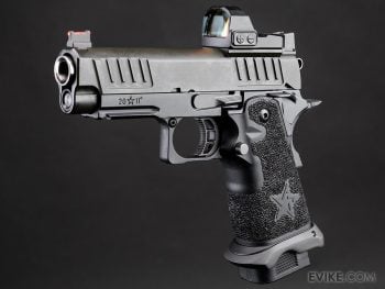 Réplica Secundaria GBB Staccato C2 Compact 2011 T8 con Slide Lista para RMR de 6mmProShop para Airsoft (Green Gas)