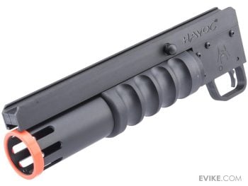 Lanzagranadas de 40 mm EMG Helios Spike's Tactical Havoc para Airsoft (Modelo: 12″ / Cañón Metálico)
