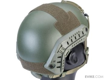 Casco Bump Táctico Advanced High Cut Ajustable y Acolchado para Airsoft (Color: Verde Olivo / Talla: L – XL) - Imagen 4