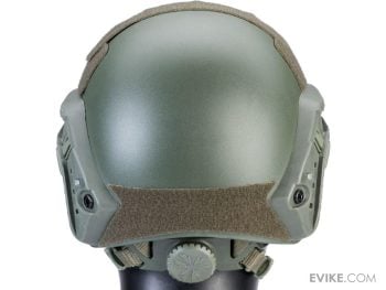 Casco Bump Táctico Advanced High Cut Ajustable y Acolchado para Airsoft (Color: Verde Olivo / Talla: L – XL) - Imagen 5