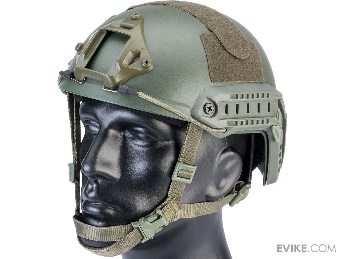 yzh-53189a Casco Bump Táctico Advanced High Cut Ajustable y Acolchado para Airsoft (Color: Verde Olivo / Talla: L – XL) - Imagen 1